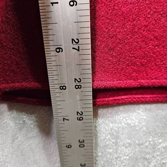 Vintage Woolrich Jacket Mens Medium Red Cruiser Wool Heavyweight Button Up Shirt - Picture 8 of 11